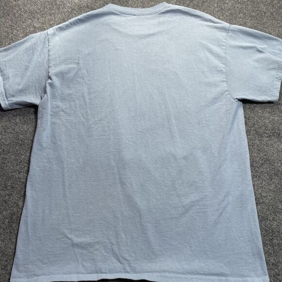 Naruto Shirt Mens Large Shippuden Oversized Naruto Kanji Men's Blue Fog 2002 - Picture 11 of 14